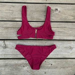 Wine colored Lovers and Friends Bikini